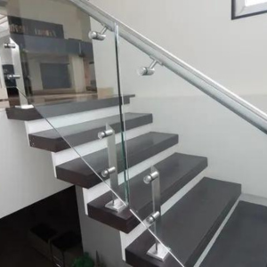 Top Mounted Flat Balustrade With Glass