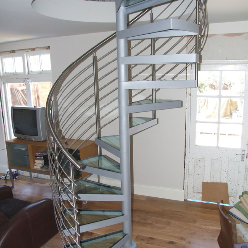Ss Spiral Railing - Davinci Architectural Hardware