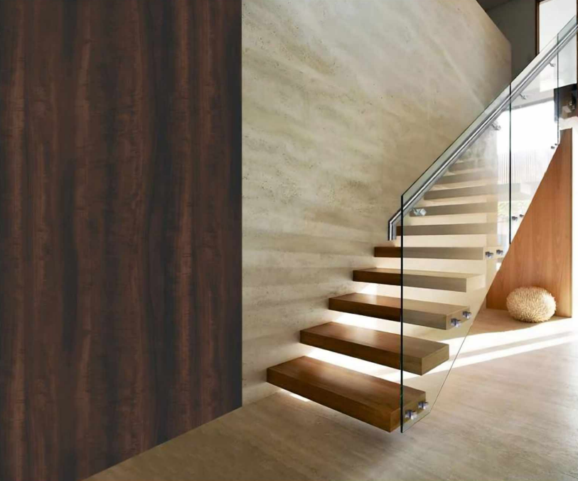 Side Mounted Designer Square Knob With Glass