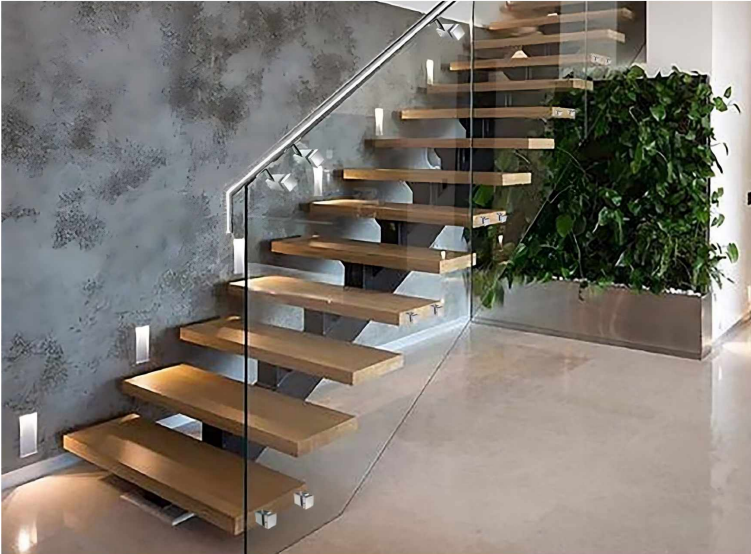 Side Mounted 40x40mm Square Knob With Glass