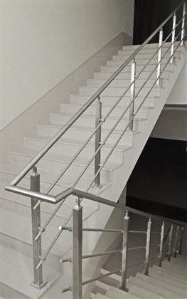 top Mounted Round Balustrade With Horizontal Members