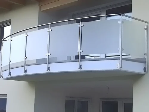 Stainless Steel Balcony Glass Railing