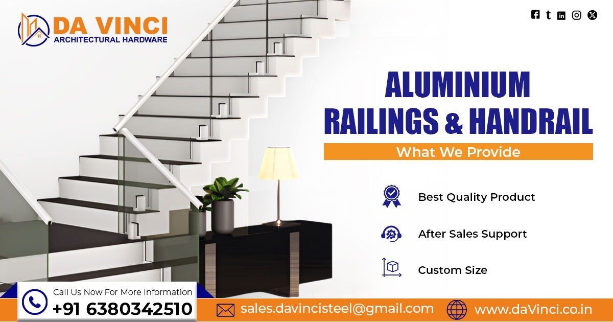Aluminium Railings and Handrails in Gujarat