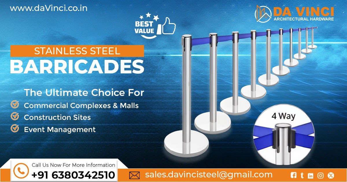 Stainless Steel Barricade in Kerala