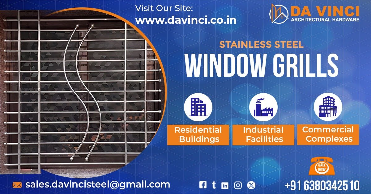Stainless Steel Window Grills in Tamil Nadu