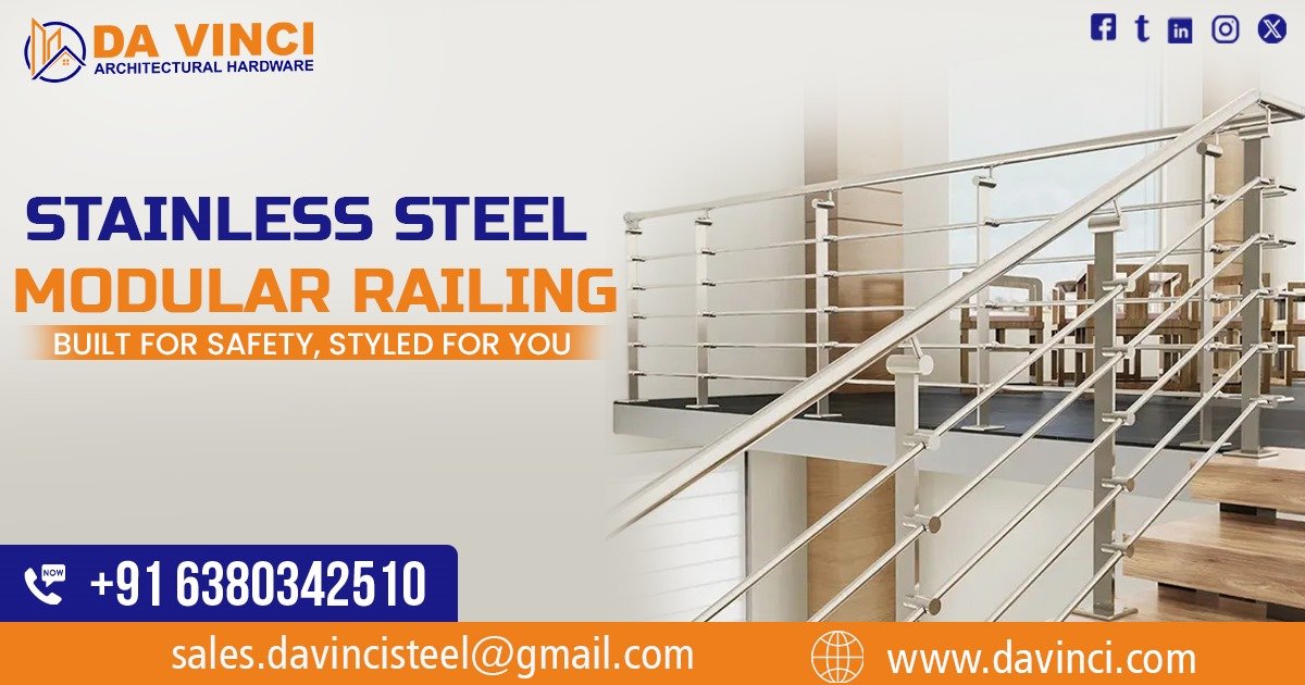SS Modular Stair Railing in Tamil Nadu